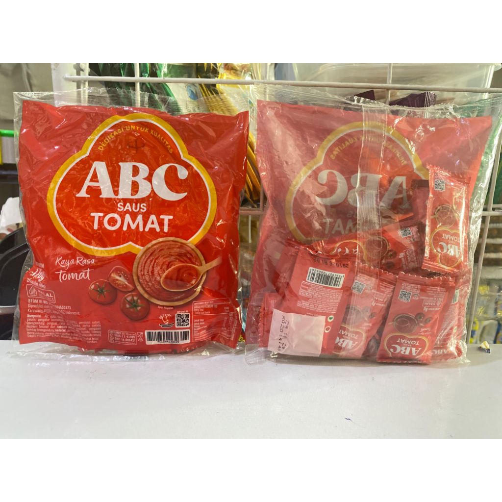 ABC saos tomat sachet  isi 22sachet @ 8gram