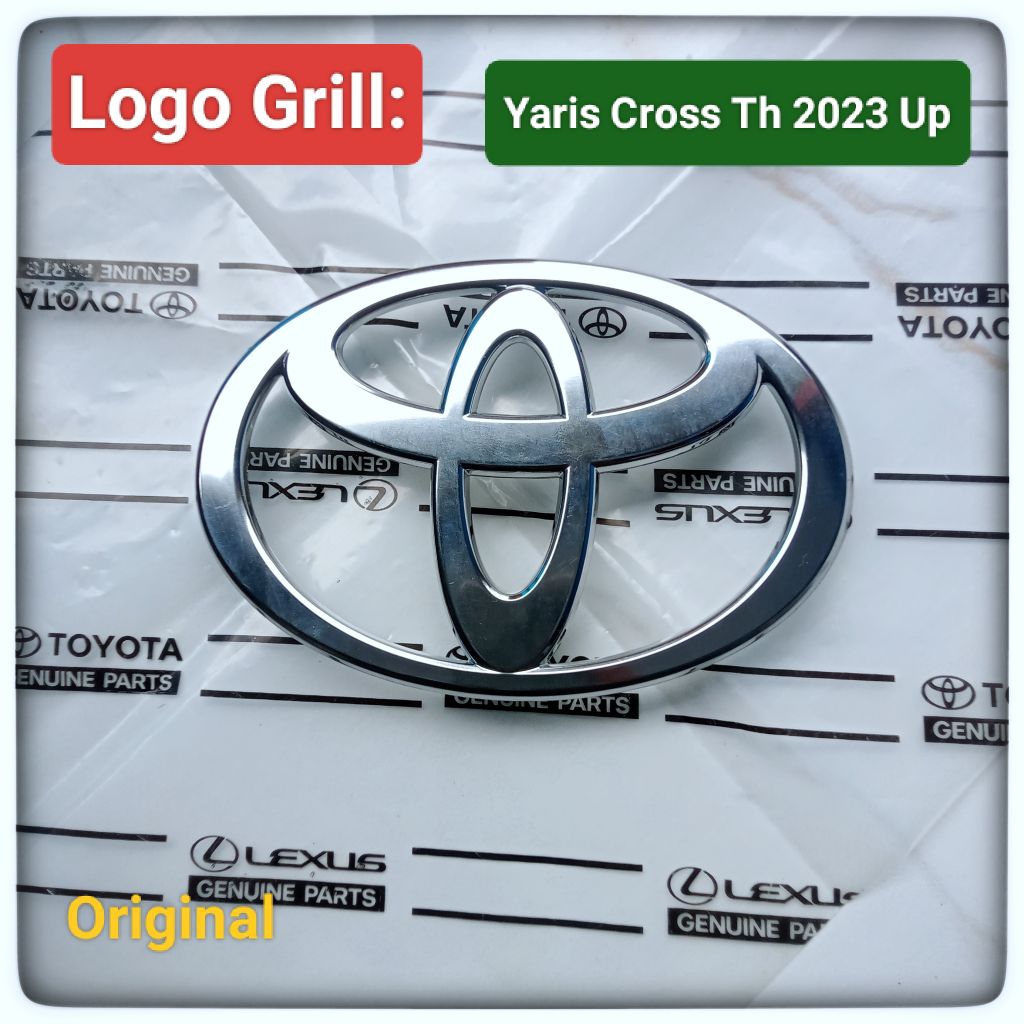 Logo Grill Yaris Cross 2023 Up Logo Depan Yaris Cross Logo Toyota Yaris Cross Original
