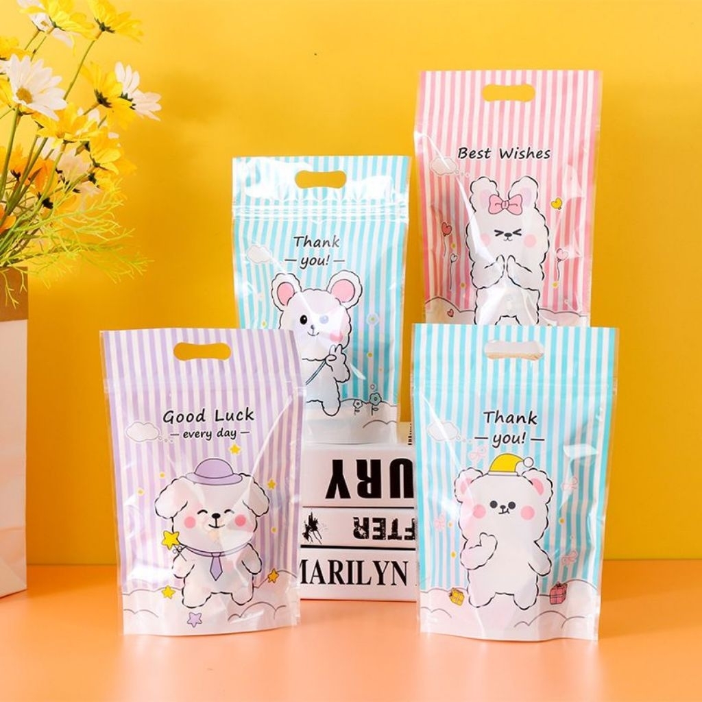 25pcs Plastik Klip Cookies | Standing Pouch Kemasan Unik