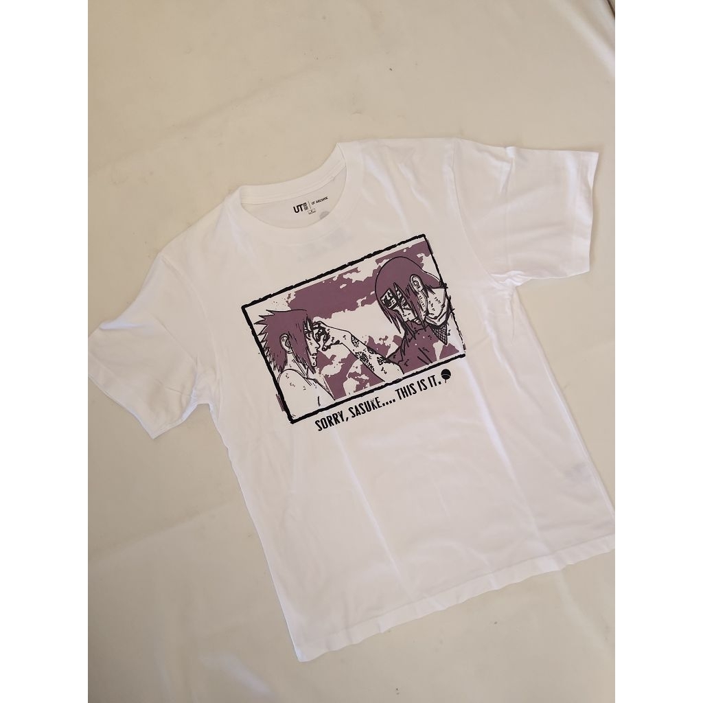 Baju Kaos Uniqlo Collab Anime Naruto Shippuden Second