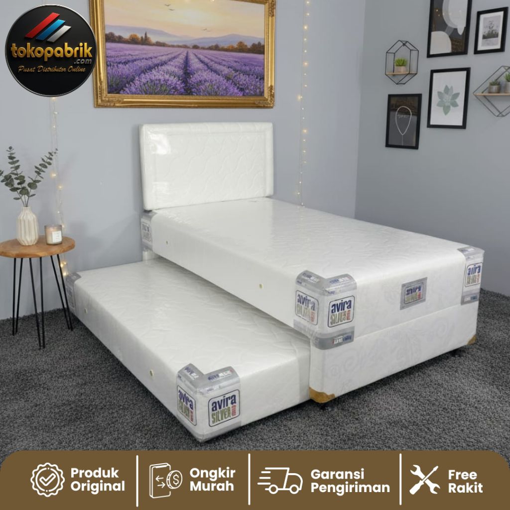 Kasur Sorong 2in1 Polos Springbed Sorong Bergaransi Kasur Tingkat Minimalis Murah Bandung Jakarta Bo