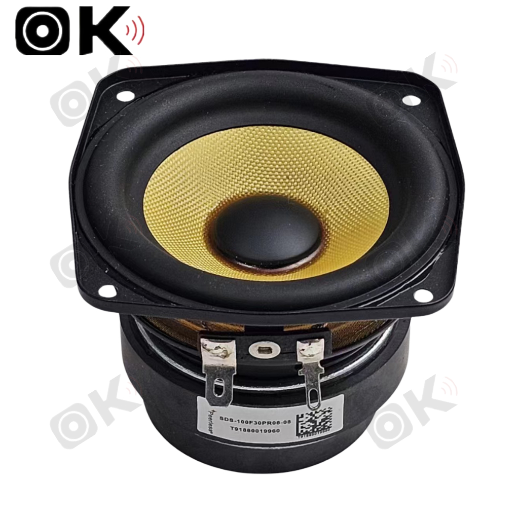 OKmusic Speaker Mobil Midrange Terbaik 3 inci 8 ohm 40 watt - Speaker Midrange/Tweeter, Kualitas Sua