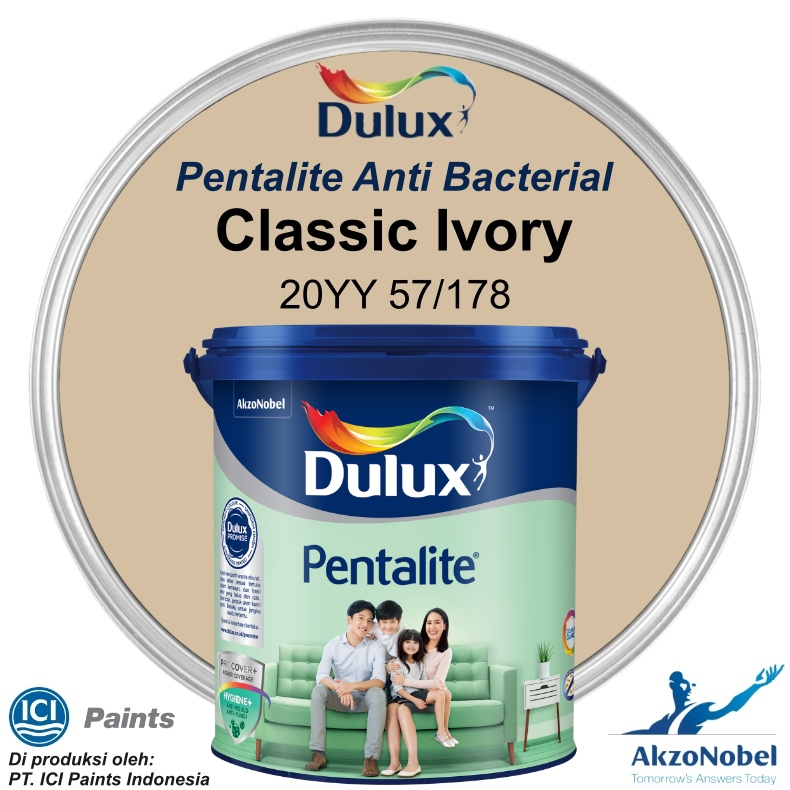 CAT DULUX PENTALITE AB 2.5 LT - CLASSIC IVORY 20YY 57/178