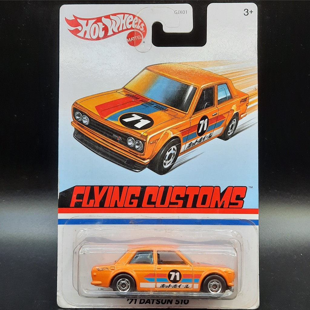 Hot Wheels Flying Customs 71 Datsun 510 Orange