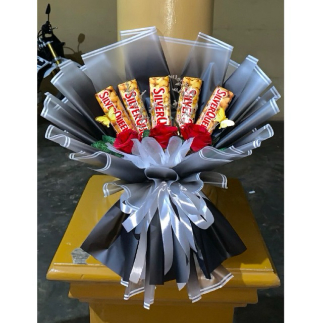 Buket Cokelat silverqueen | buket valentine