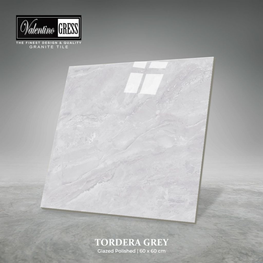 Granite 60x60 VALENTINO GRESS TORDERA GREY | Glazed polish