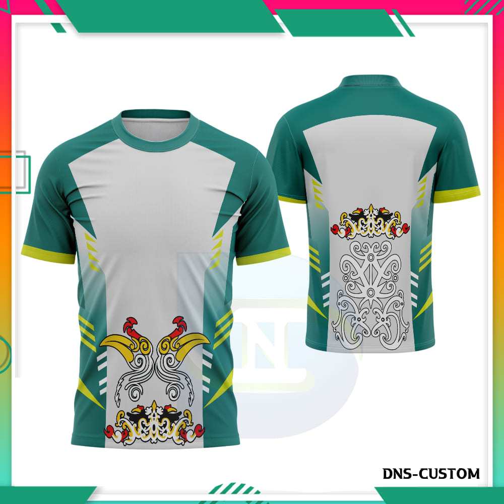 Baju Dayak Kalimantan Pria Motif Budaya Nusantara