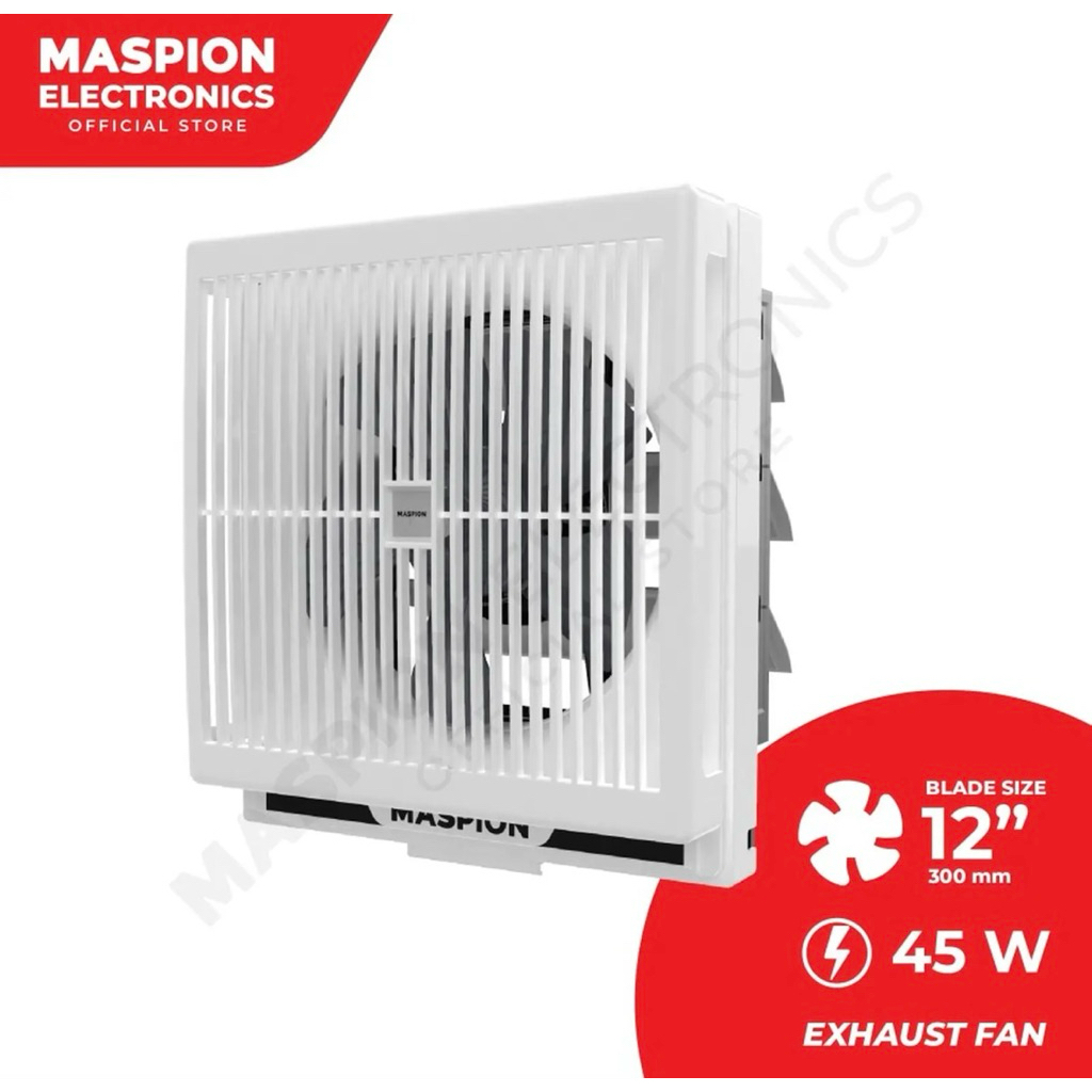 maspion mv-300 nex wall exhaust / hexos / heksos fan dinding 12” (30cm)