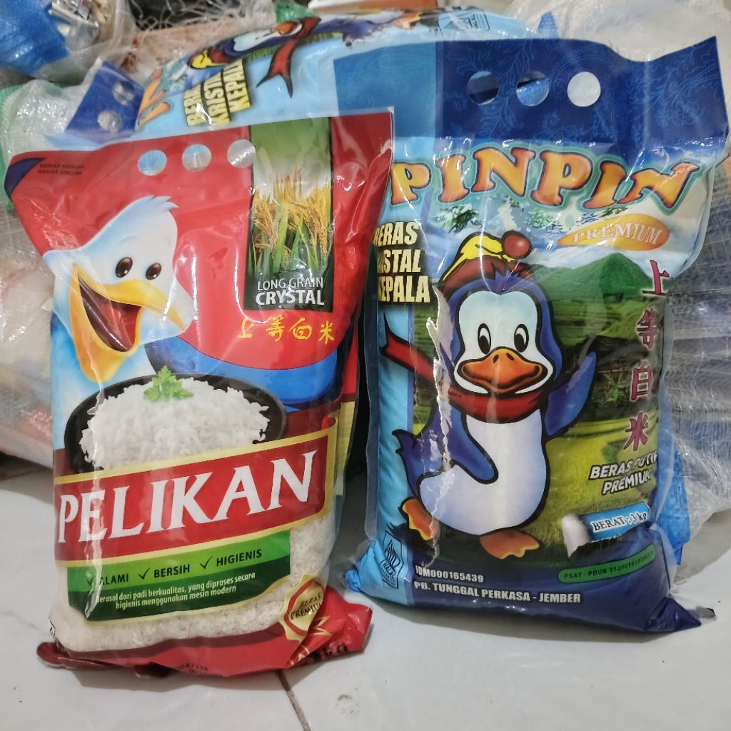 beras premium 5kg 3kg beras zakat pinpin pelikan