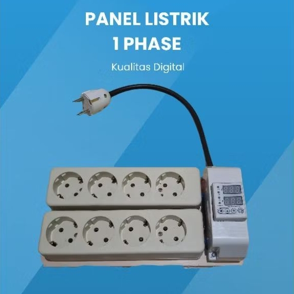 PANEL LISTRIK 1 PHASE MCB DIGITAL VA PROTECTION