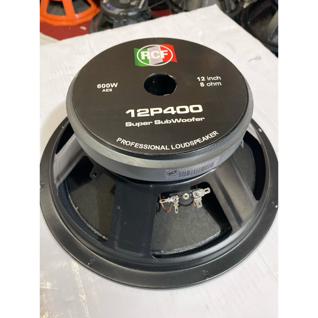 SPEAKER KOMPONEN 12 Inch /  RCF 12P400 VC 3” Super Subwoofer