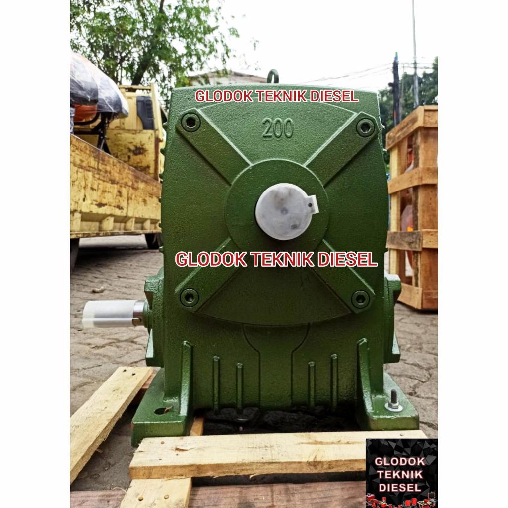 MESIN GEARBOX WPA 200 Ratio  1:10 - 1:60 SPEED REDUCER GEAR BOX WPA 200 1:10 - 1:60