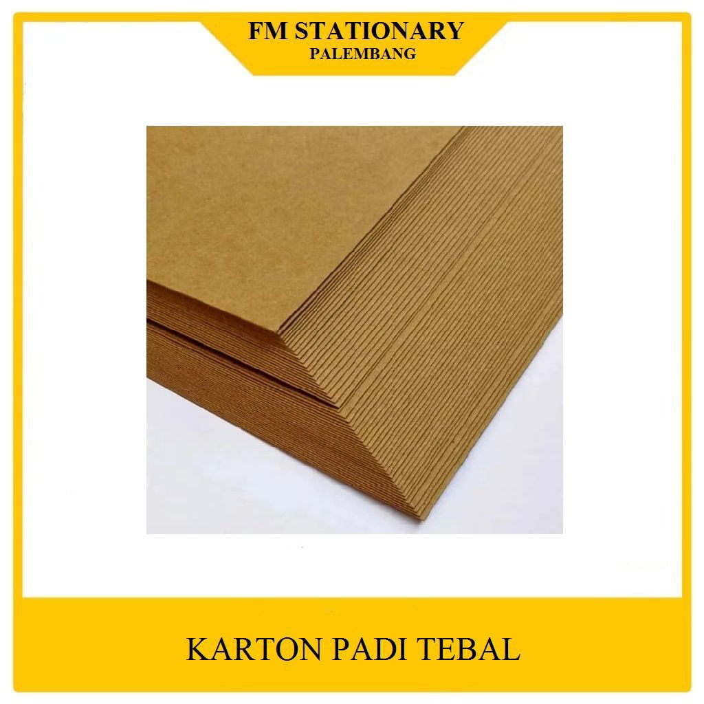 karton padi tebal & tipis