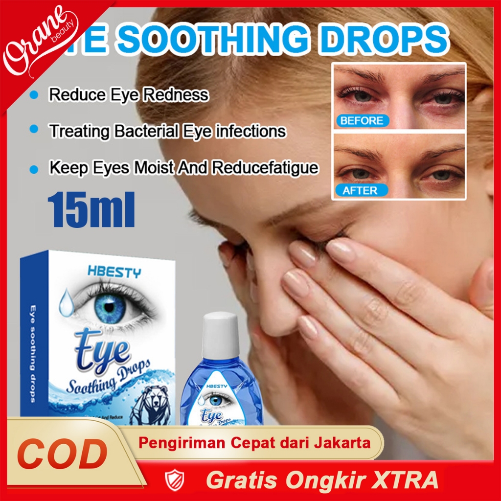 Oranebeauty 15ml Lutein empedu beruang solusi perawatan mata penglihatan kabur penghilang kelelahan 