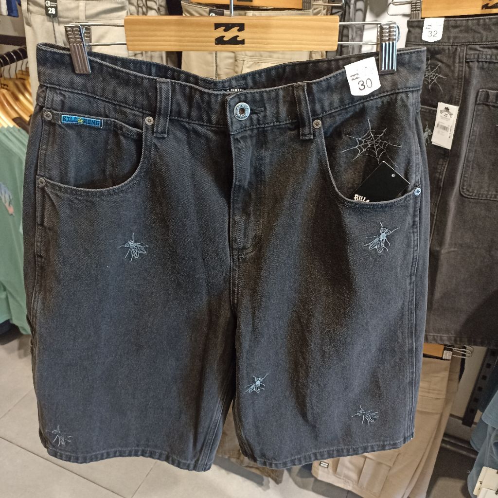 Celana Pendek Denim Pria Billabong Original Bong Fly Jort denim shorts