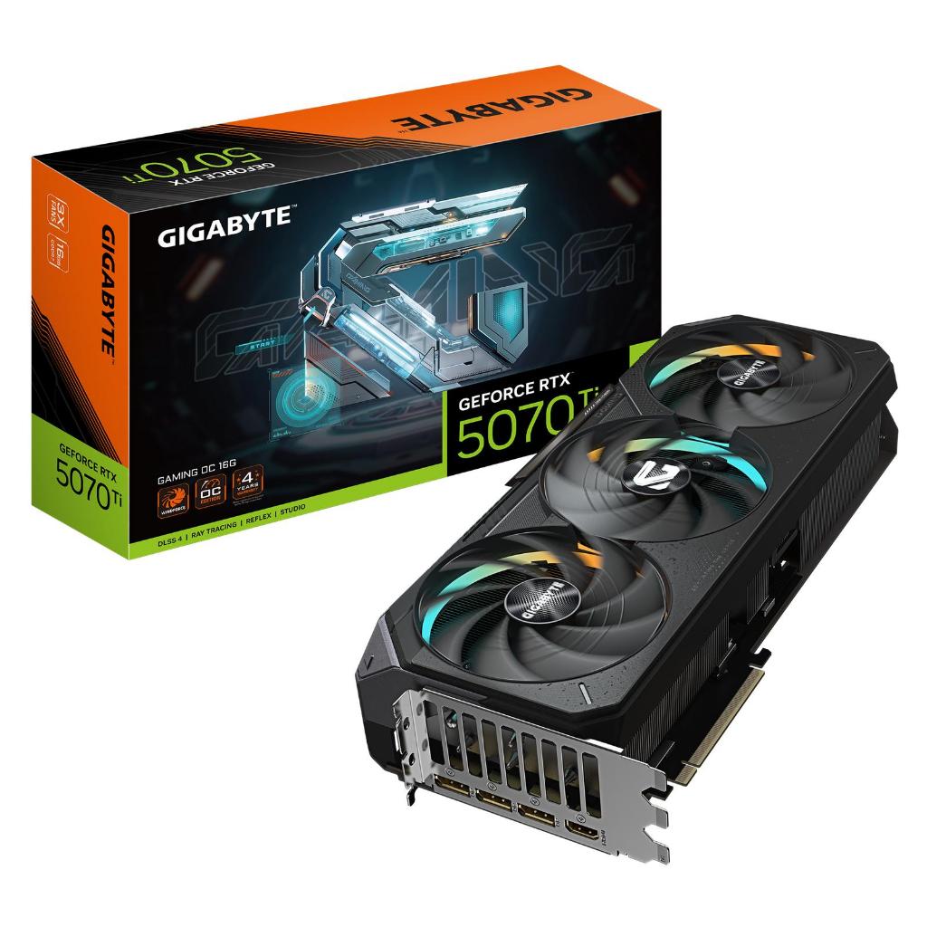 GIGABYTE GeForce RTX 5070 Ti GAMING OC 16GB GDDR7 + Power Supply GIGABYTE GP-UD750GM 750W VGA CARD G