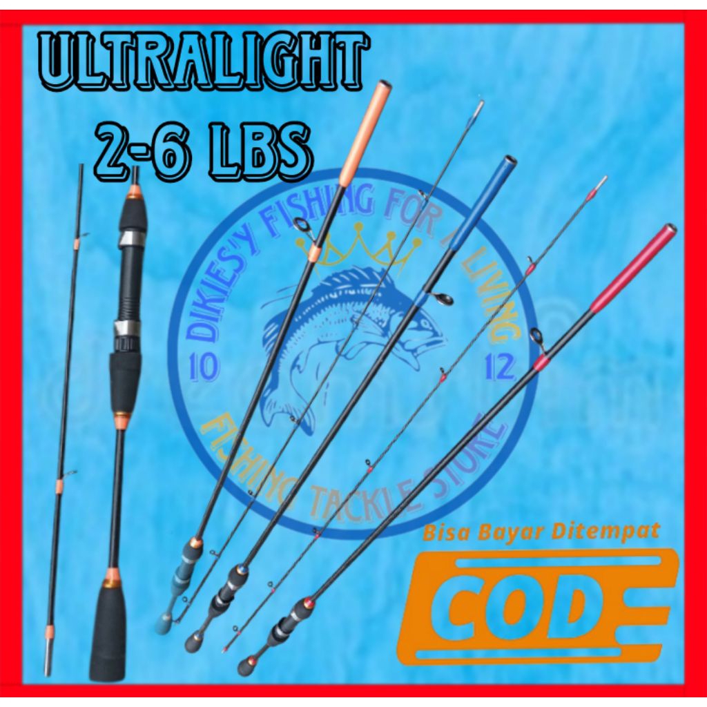joran pancing UL ultralight osprey warny lentur anti patah