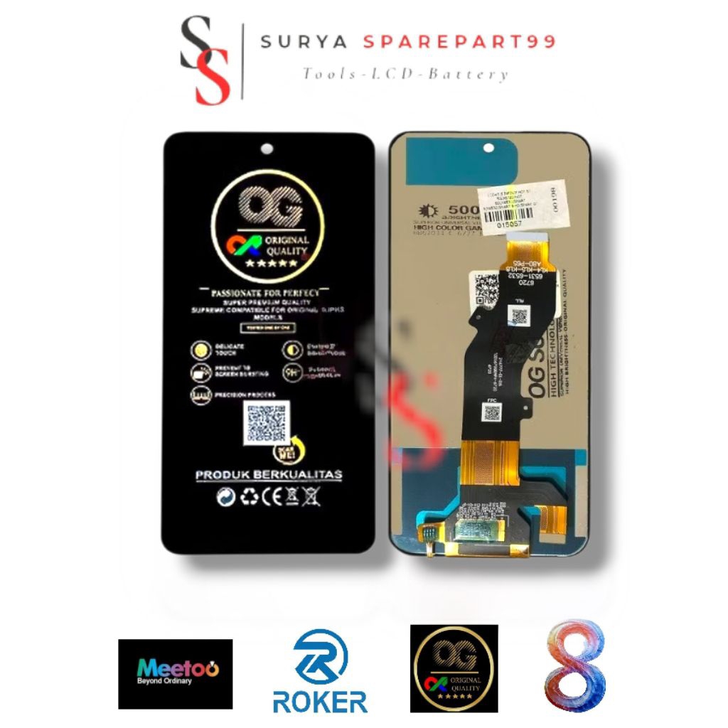 LCD TOUCHSCREEN ORIGINAL 100% REDMI :REDMI NOTE 10 5G & M3 PRO