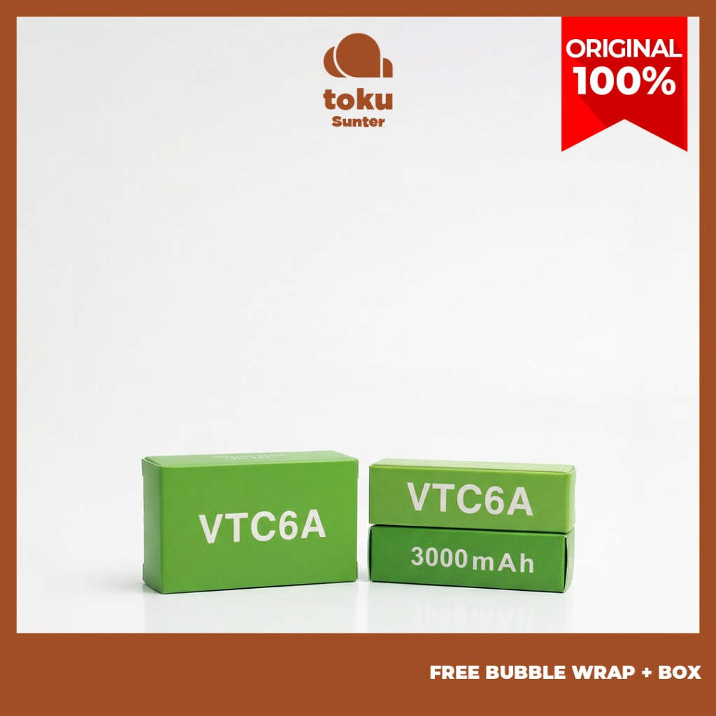 SONY VTC6A BATERAI 18650 BATERRY VTC 6A SONY