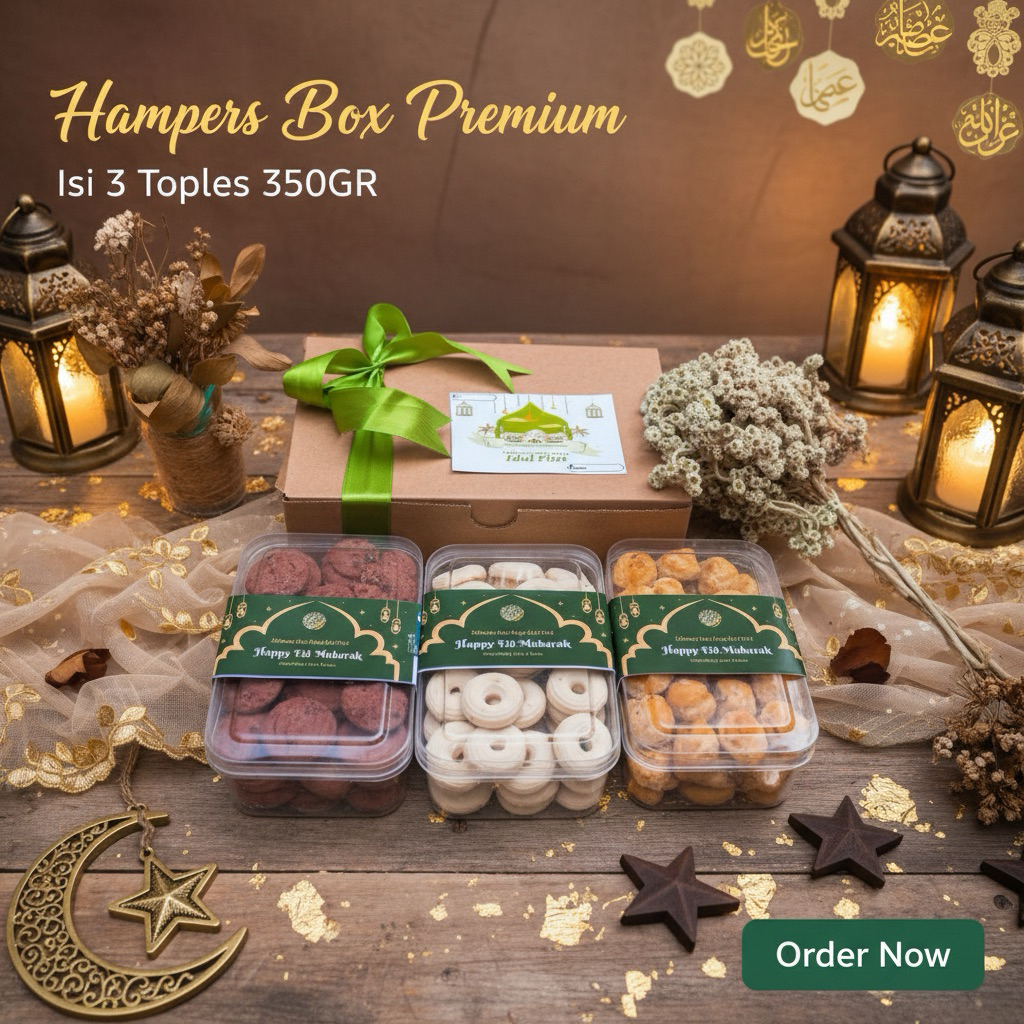 HAMPERS BOX KUE KERING/HAMPERS LEBARAN/HAMPERS NATAL