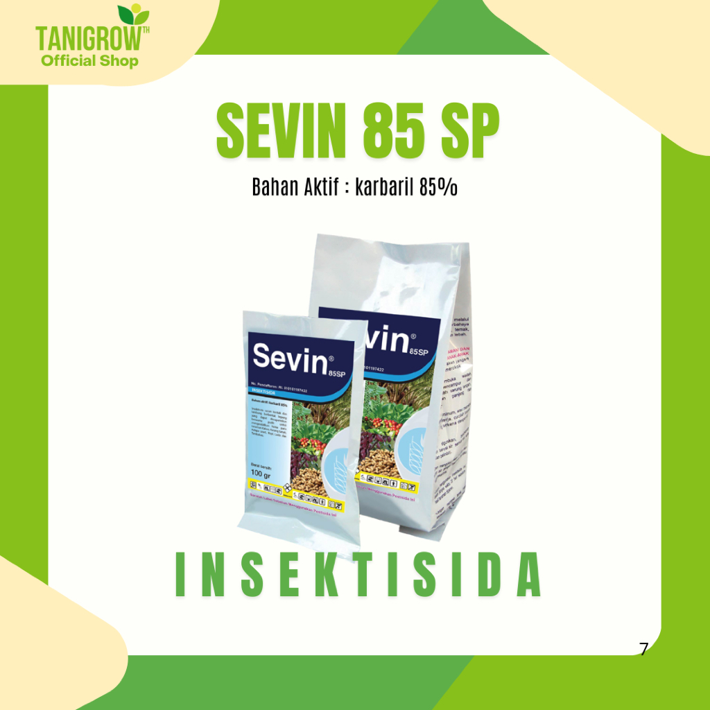 INSEKTISIDA SEVIN 85 SP 100 GRAM