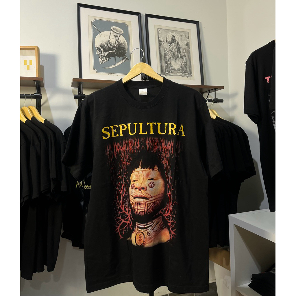 Kaos SEPULTURA ROOTS 100% Cotton REAL PICT 