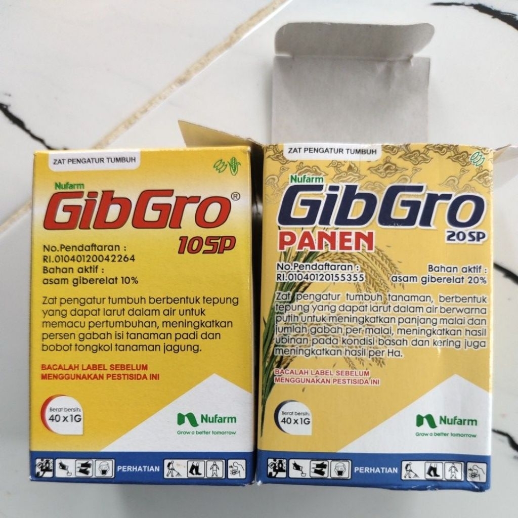 Gibgro Panen dan gibro 20 SP ZPT Asam Giberelat 20% untuk Padi