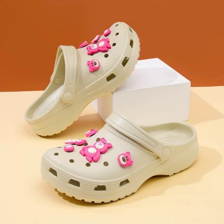 Sandal Wanita Karet Sandal Slop Cewek Casual Fashion Korea Slip On Medis EVA Sandal Platform