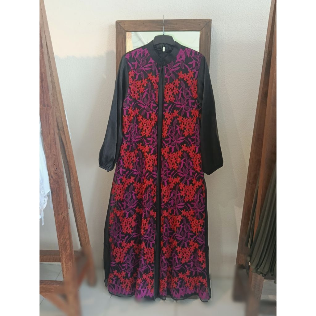 Gamis Semi Outer Motif Bordir