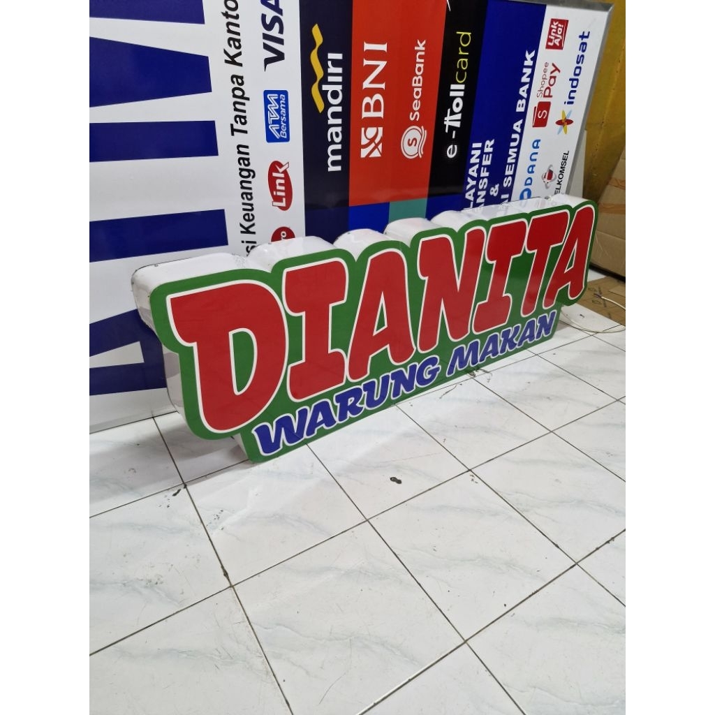 NEON BOX BENTUK CUSTOM DESAIN