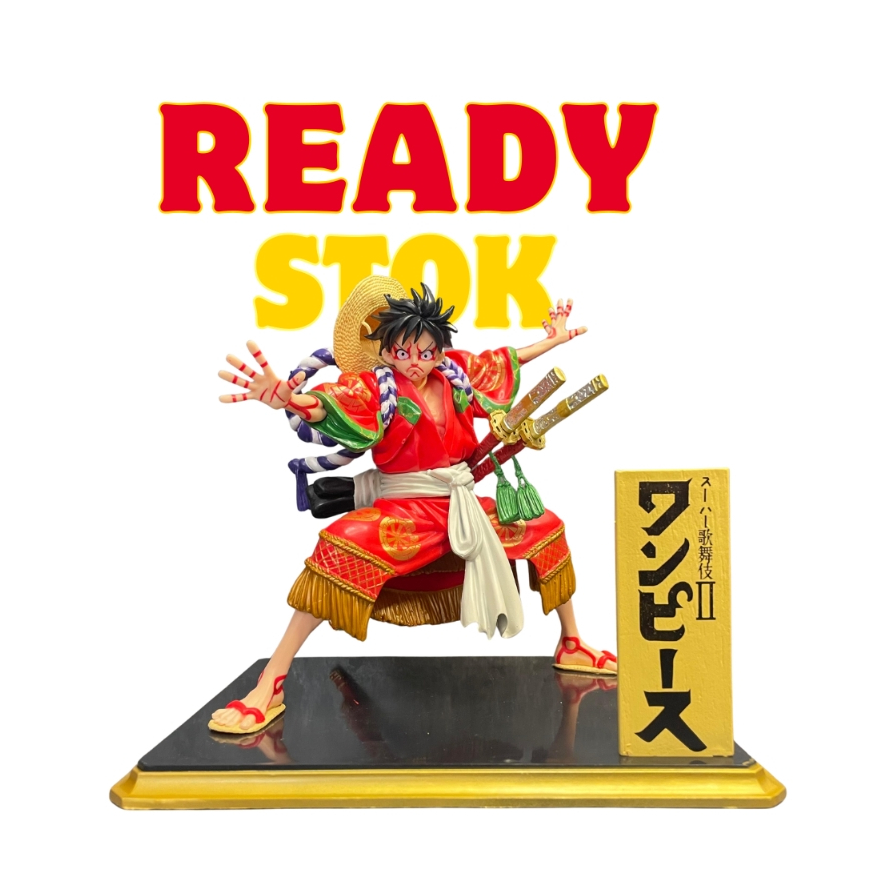 Figure POP Luffy Kabuki One Piece Recast Kondisi Baru Untuk Foto