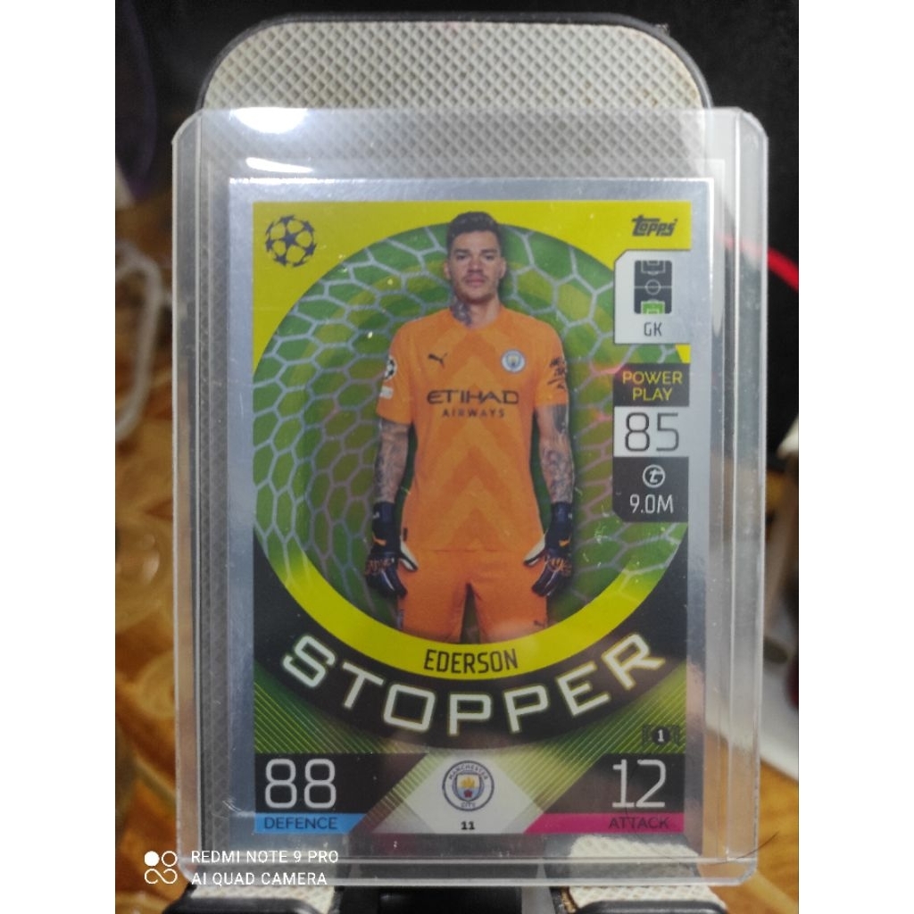 Kartu Bola Topps Match Attax Champions League 2022/2023 Ederson