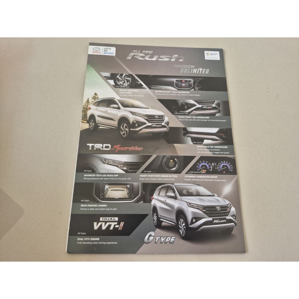 brosur katalog mobil toyota rush 2018 flyer