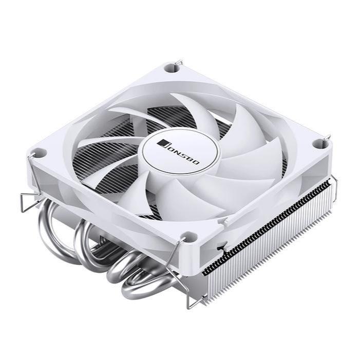 JONSBO HP-400S Low Profile CPU Cooler Intel AMD - WHITE