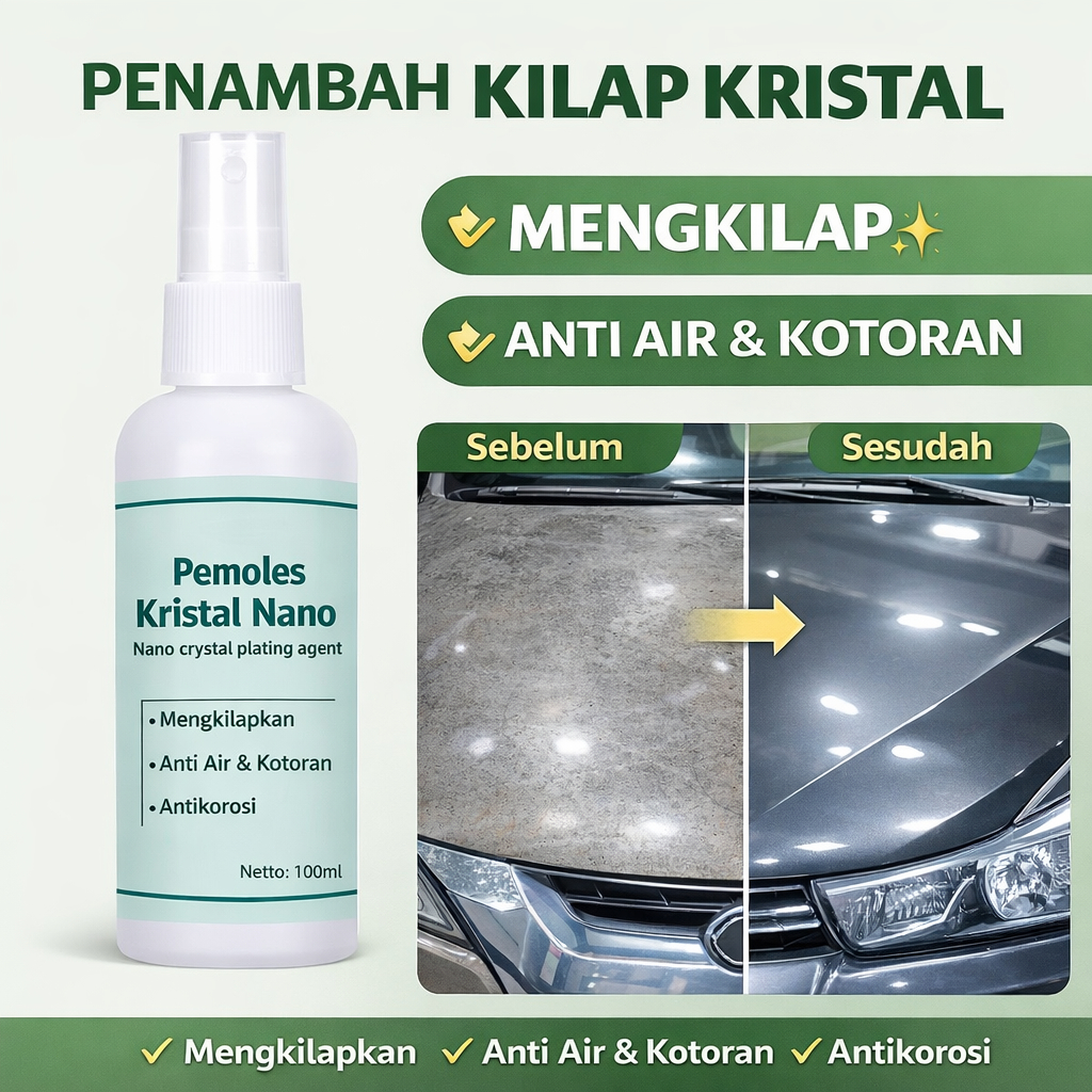 Agen pelapisan kristal batu/Agen kristalisasi perbaikan dan pencerahan/pembersih kerak kamar mandi/p