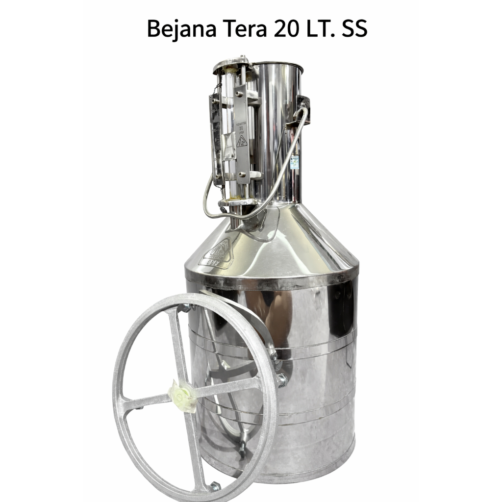 Bejana Tera 20 Liter Stainless Steel – Alat Kalibrasi Volume Resmi | Tangki Tera Manual Presisi
