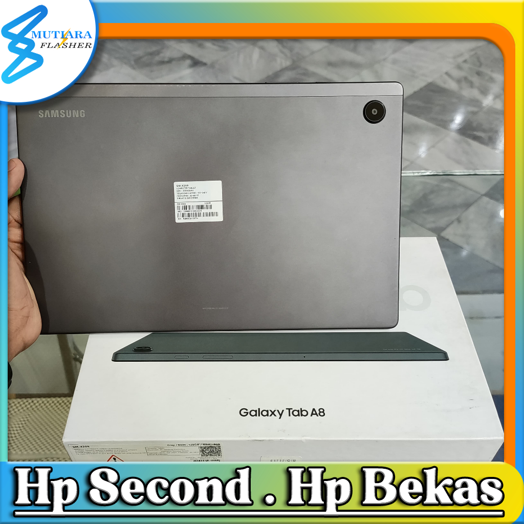 Samsung Tab A8 10.5" 2021 Ram 3/32GB | Ram 4/128GB Bekas Original Flasher Store