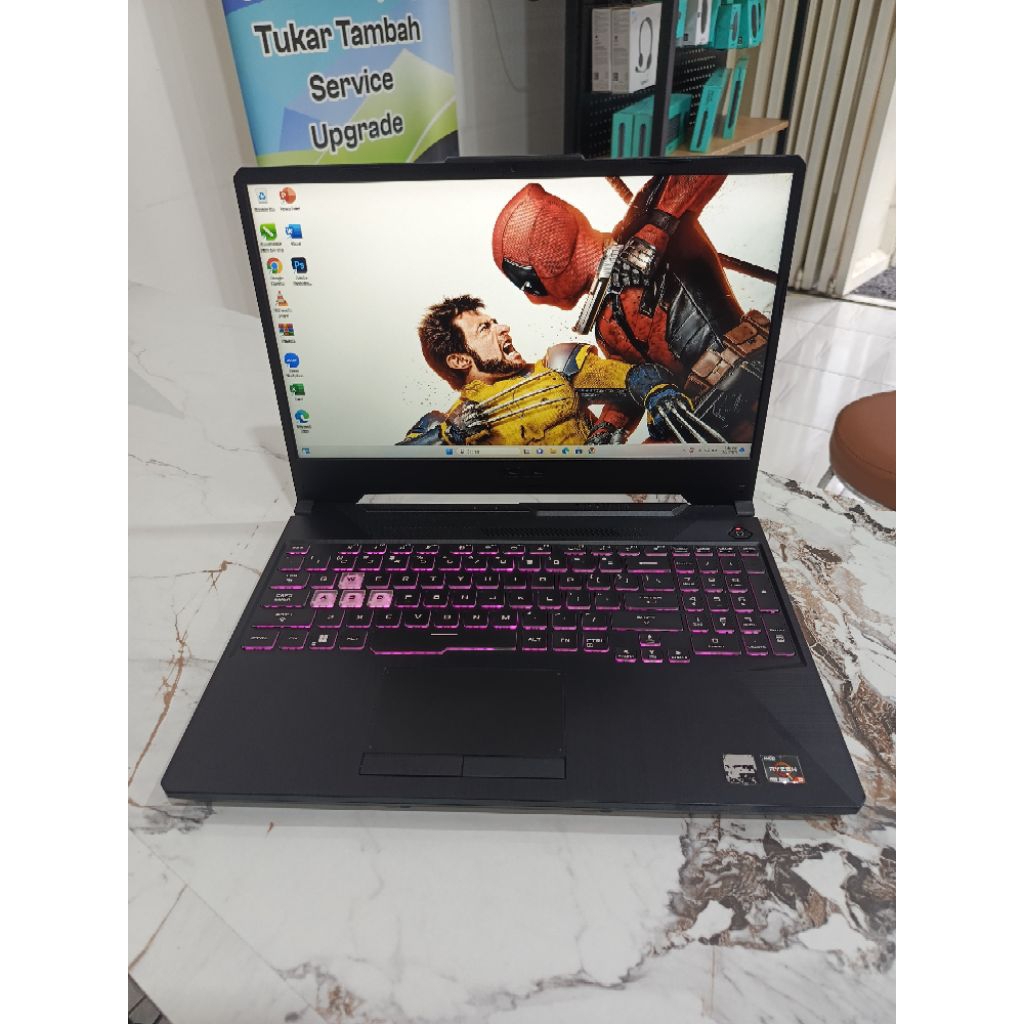 ASUS TUF A15 FA506IHRB | RYZEN 5-4600H | RAM 16 GB | SSD 512 GB | GTX 1650 4 GB