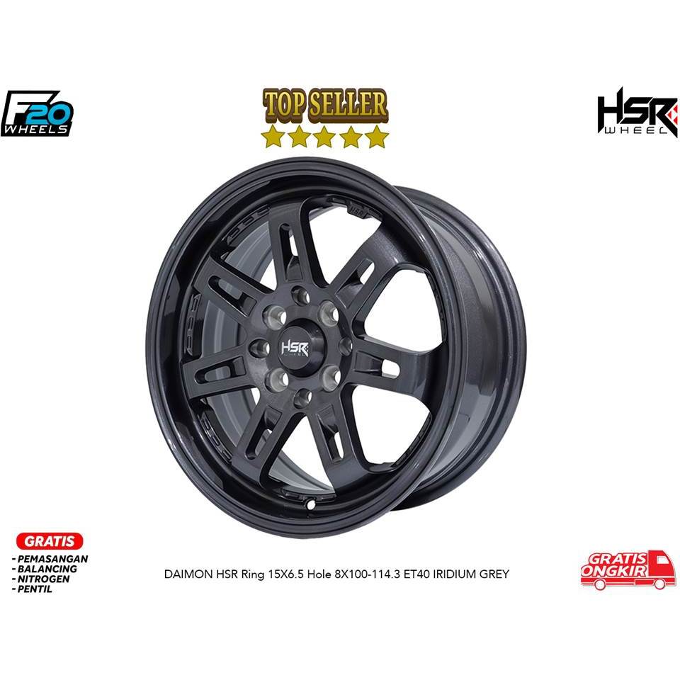 VELG HSR WHEEL DAIMON RING 15 COCOK UNTYUK AGYA AYLA AVANZA DAN BRIO