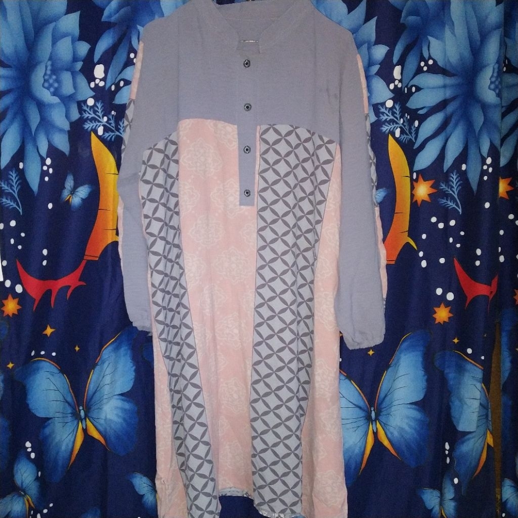 [SECOND] Tunik Crinkle Motif