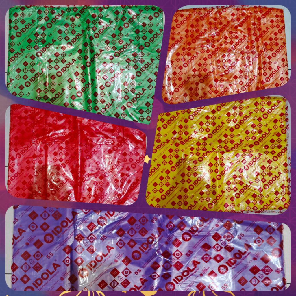 Kantong Plastik/Kresek Warna 55x85 cm