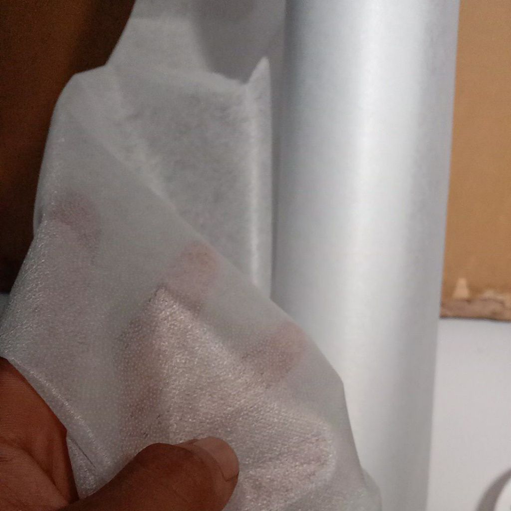 Kain Keras Vislin Kodok Tipis Dengan Lem Perekat