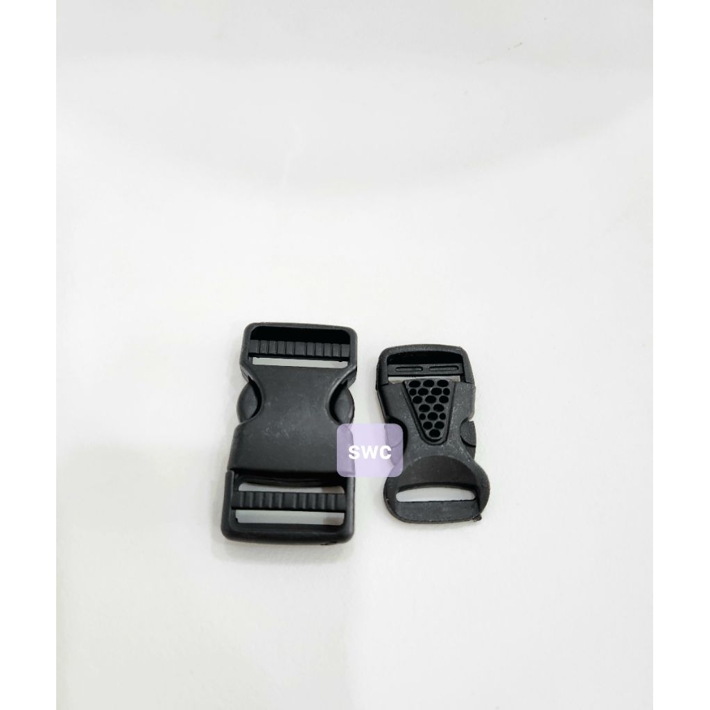 buckle stopper sodok kunci tas/klik tas hitam/klip tas hitam/pengunci tas hitam/gesper tas