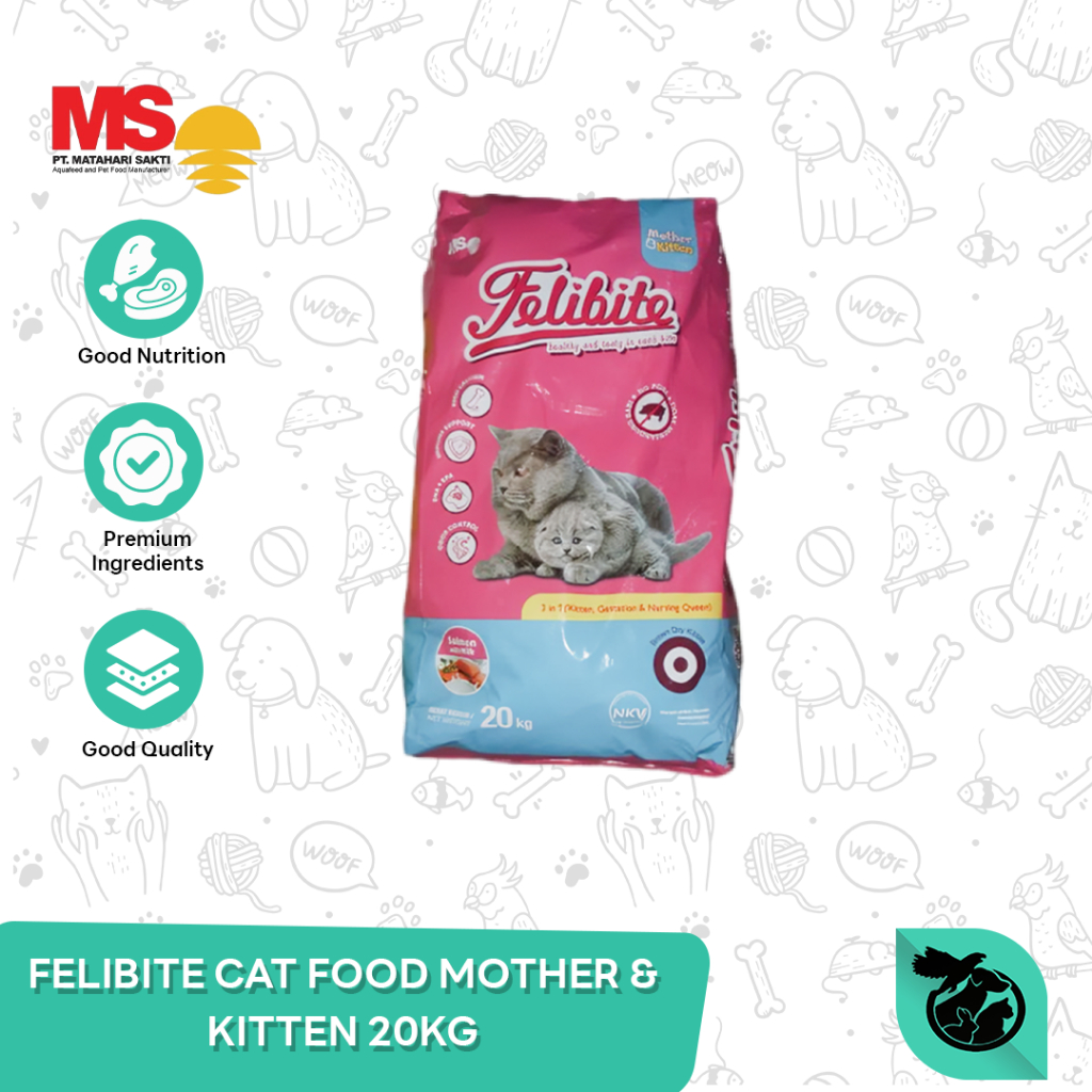 FELIBITE CAT FOOD MOTHER & KITTEN 20KG