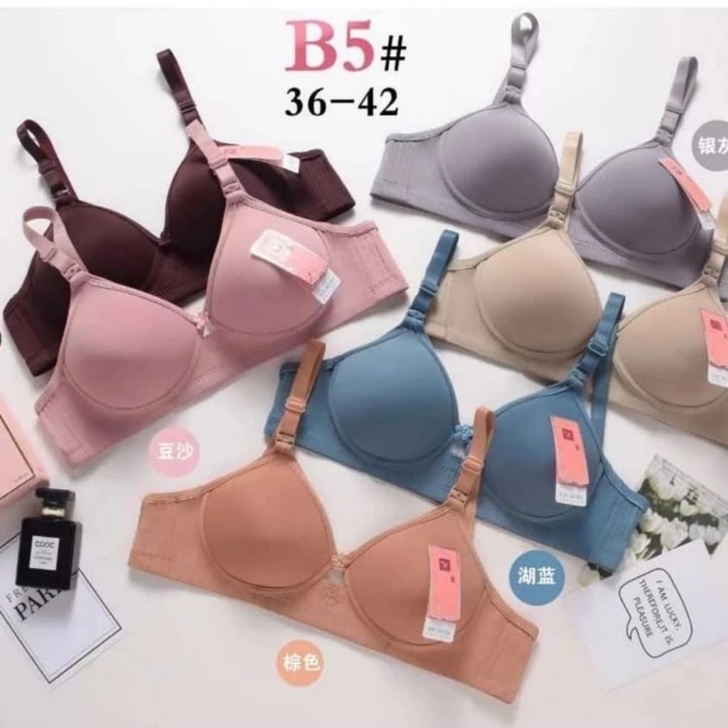 PROMO TAHUN BARUTERBARU ISI 6 PCS / Bra wanita dewasa / Bra Tanpa Kawat / Bh wanita jumbo  / bra spo