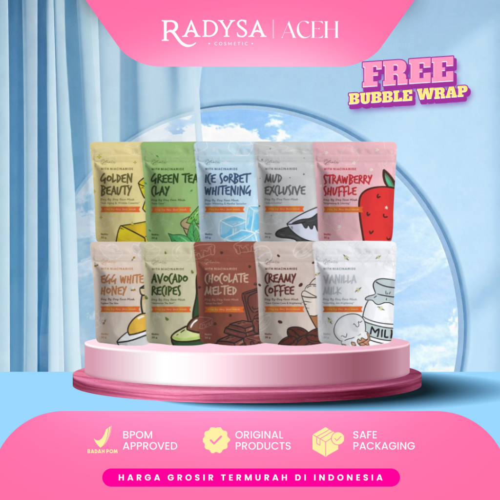 RADYSA - Lea Gloria 50 gram / Masker Bubuk / Mask / Masker Organik