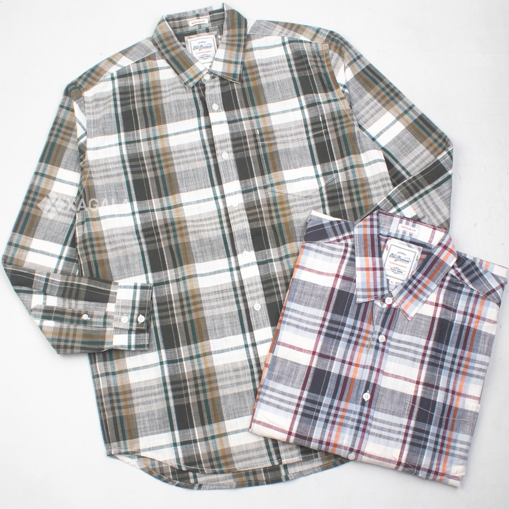 EZIO KEMEJA PRIA LENGAN PANJANG KOTAK REGULER KEMEJA PRIA EZIO PREMIUM BRANDED