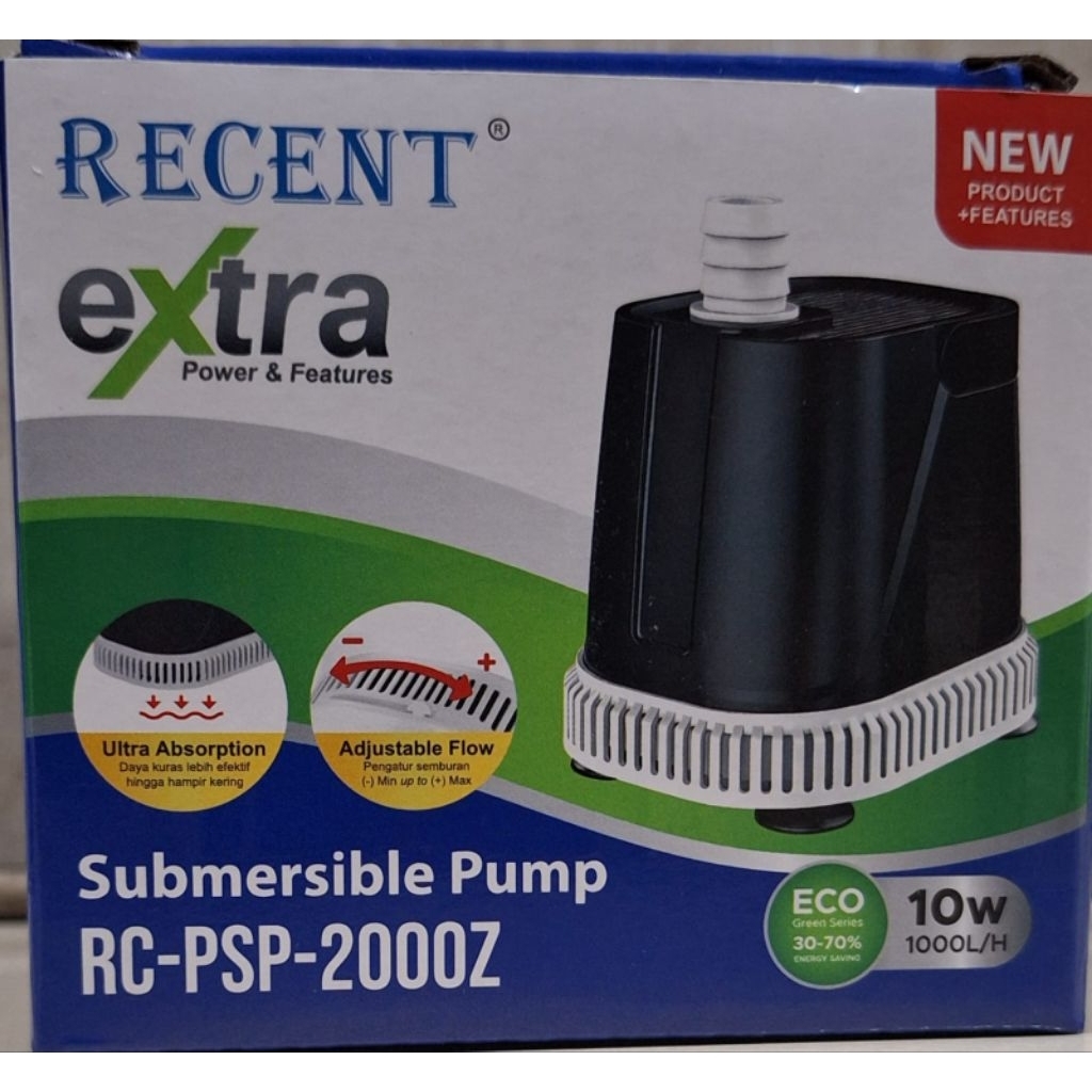 MESIN POMPA CELUP AQUARIUM RECENT PSP 2000Z POWER HEAD
