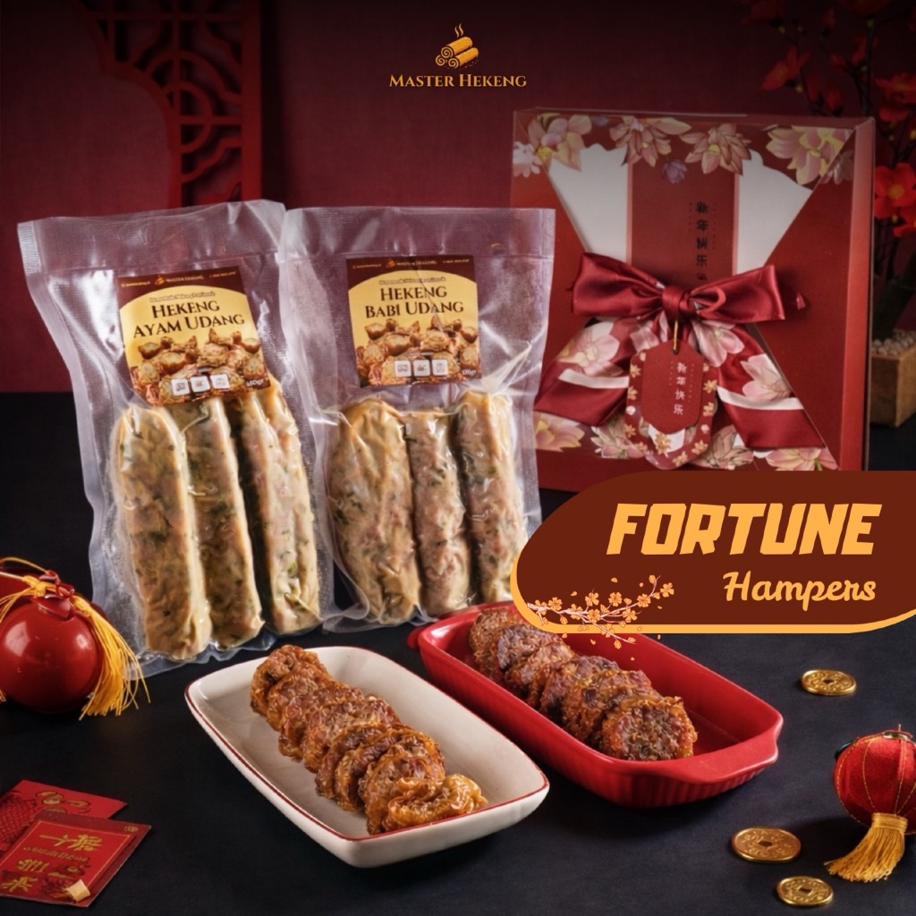 FORTUNE CNY Hampers Imlek | Hekeng FROZEN | FULL Babi Ayam Udang Premium