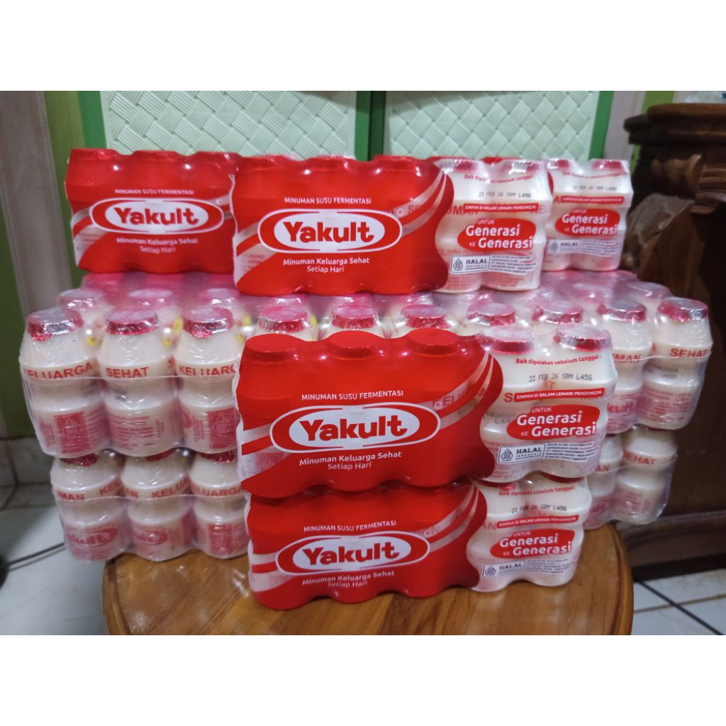 Yakult 1 ball isi 10 pack (50 botol)  HARGA PROMO MURAH EXP TERBARU